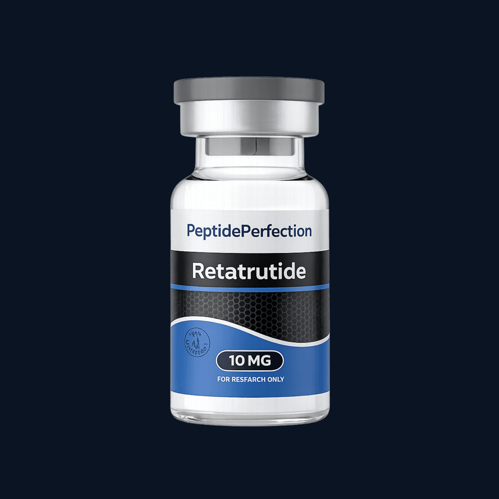 Retatrutide research-use-only vial product image